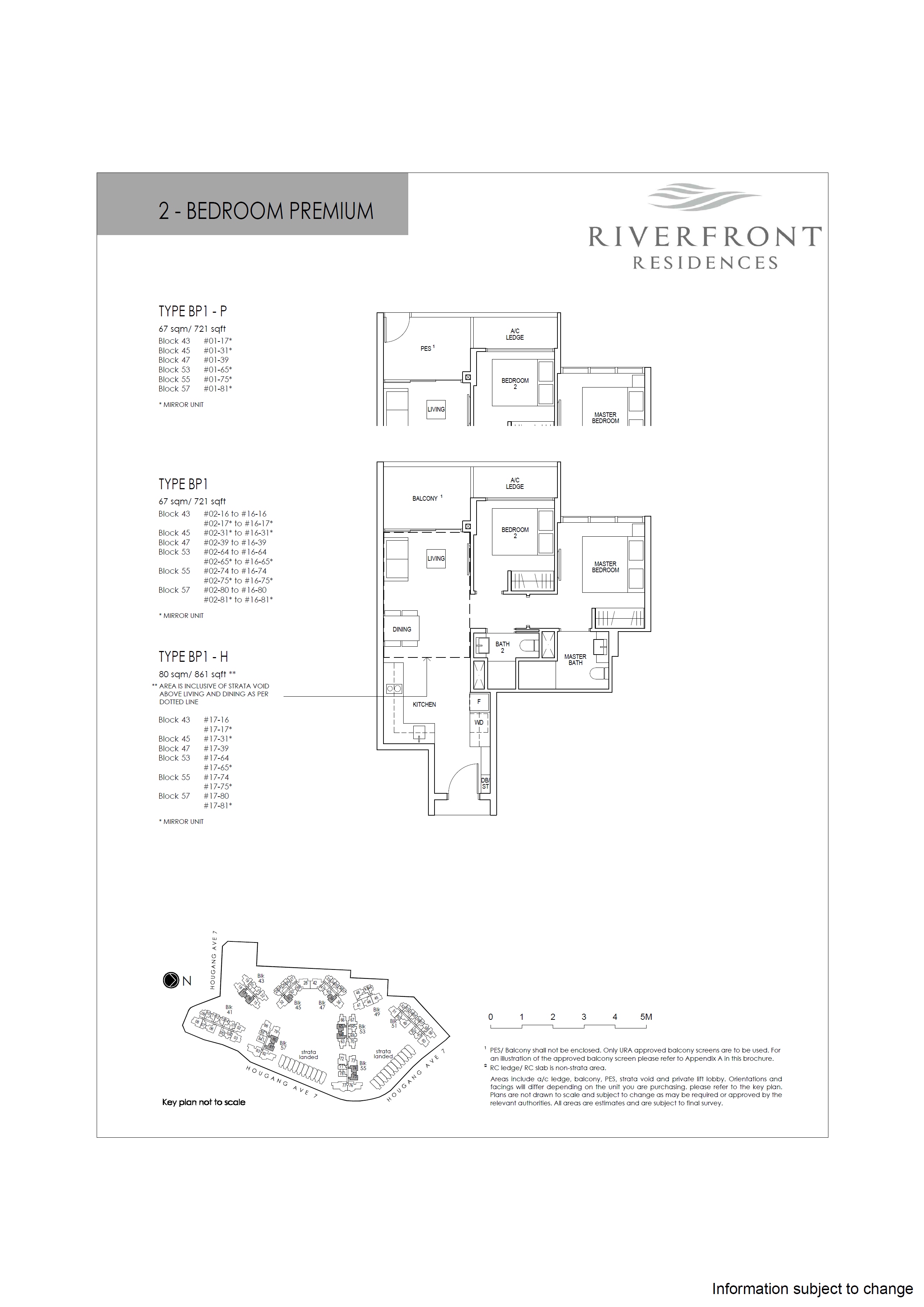 Riverfront Residences 1 Bedroom Floor Plan 12