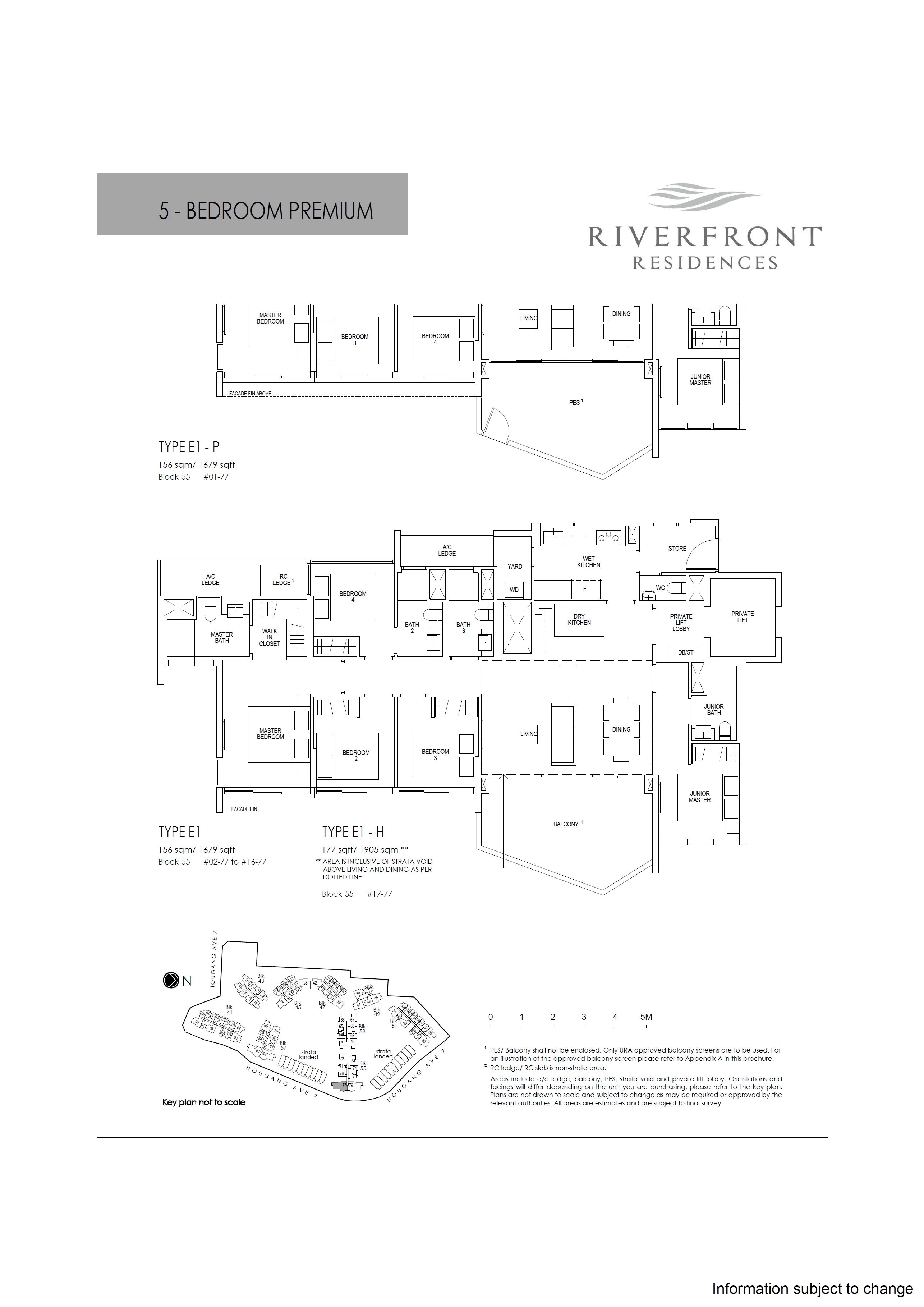 Riverfront Residences 1 Bedroom Floor Plan 30